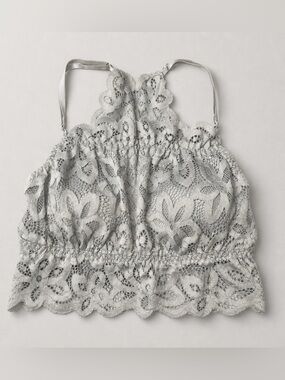 Love Tree Light Green Lace Halter Camisole S